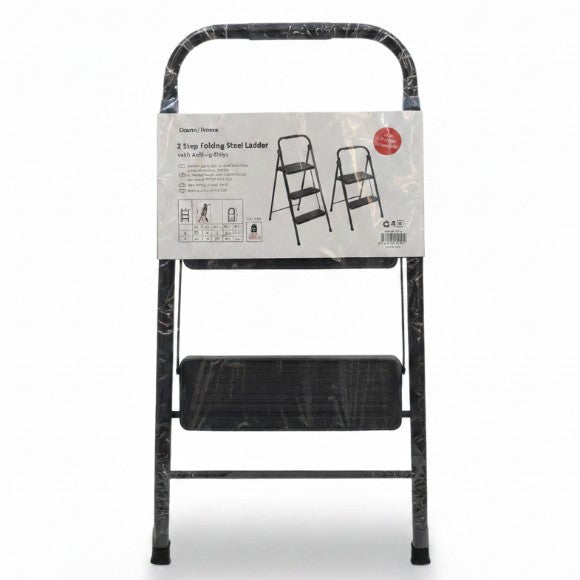 Danny Home Premium Folding Steel Ladder – Safe, Strong & Space-Saving