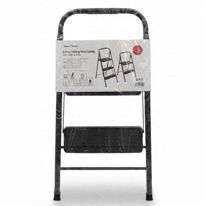 Danny Home Premium Folding Steel Ladder – Safe, Strong & Space-Saving