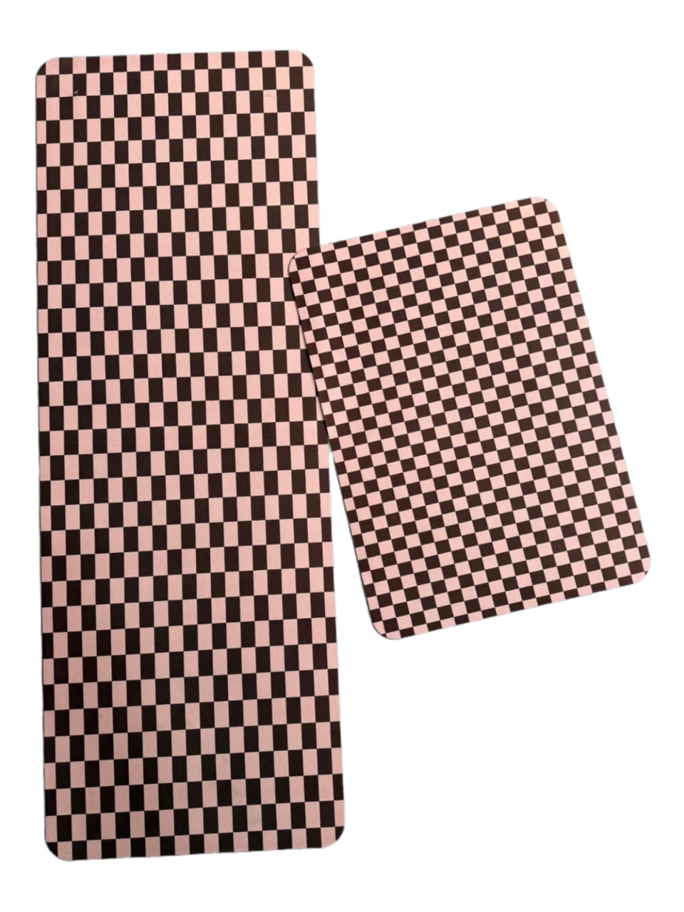 2-Piece Large Runner & Mat Set – Elegant Napa Leather Finish with Anti-Slip Base - My Store