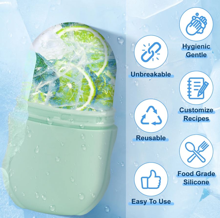 Facial Beauty - Silicon Ice Cube Face Roller - My Store