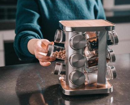 Clevinger 12-Piece Rotary Spice Rack - My Store