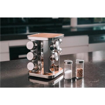 Clevinger 12-Piece Rotary Spice Rack - My Store
