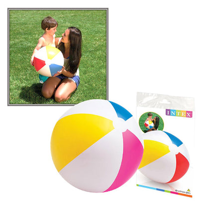 Intex Classic Glossy Panel Inflatable Beach Ball