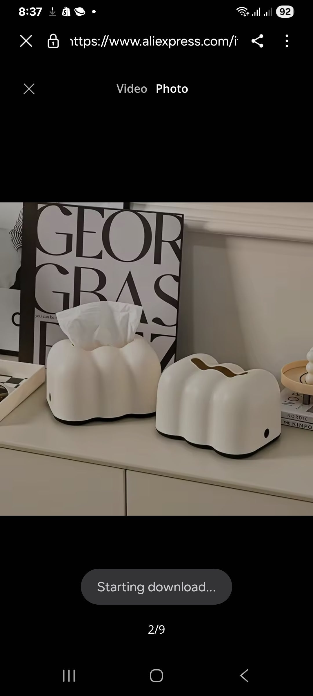 Cream Wind Cloud Tissue Box
Wall-Mounted & Desktop | Decorative Tissue Holder