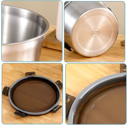 4-Piece Premium Stainless Steel Food Storage Set - My Store