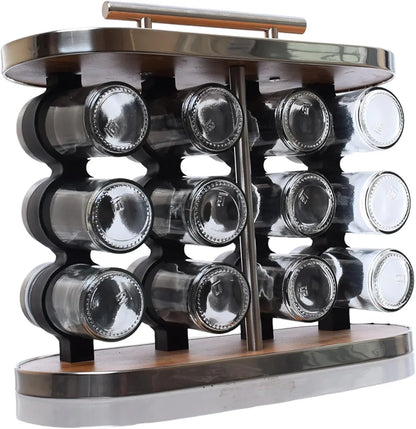 Premium Vertical Spice Rack Organizer (12-Jar / 16-Jar Set) - My Store