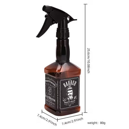 Retro Barber-Style Premium Continuous Spray Bottle (650ml)