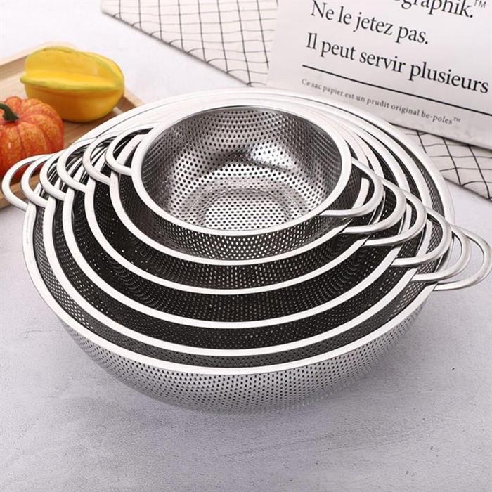 Premium Stainless Steel Colander & Strainer Set (6-Piece)