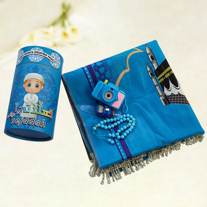 Kids’ Educational Prayer Mat Set (Sajadah) - My Store