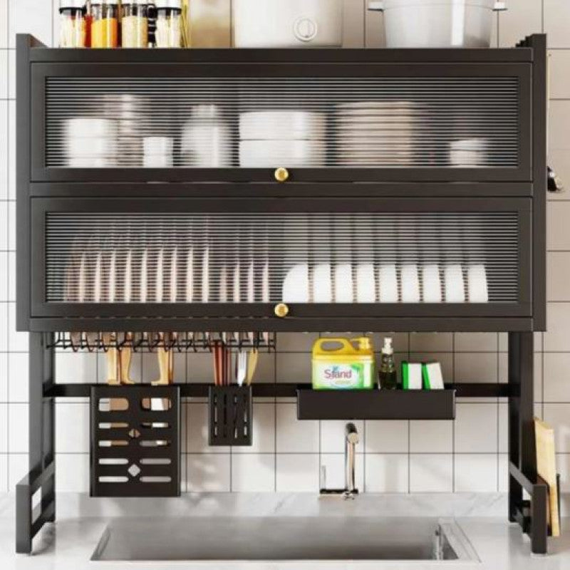 Premium Over-the-Sink Dish Drying Rack & Cabinet. - My Store