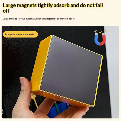 Building Block Magnetic Storage Pocket | Fridge & Metal Surface Organizer