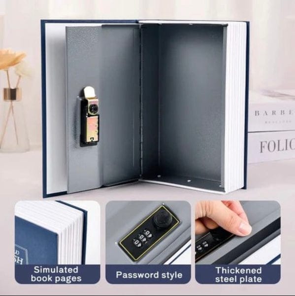 Dictionary Book Safe – Hidden Secret Storage Lock Box