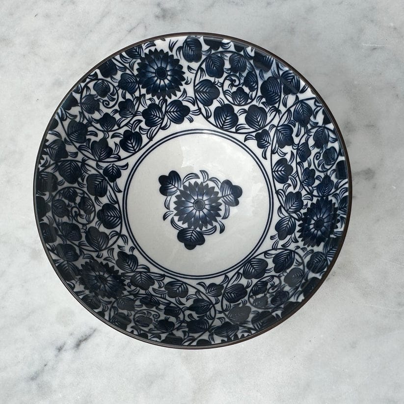 6-Piece Blue & White Ceramic Bowl Set - My Store