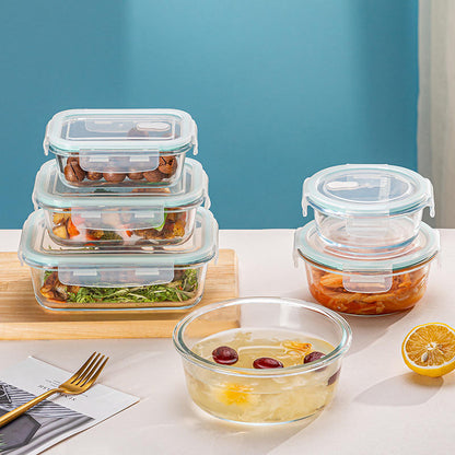 FreshLock™ Borosilicate Glass Food Storage Container Set – 3 Pieces