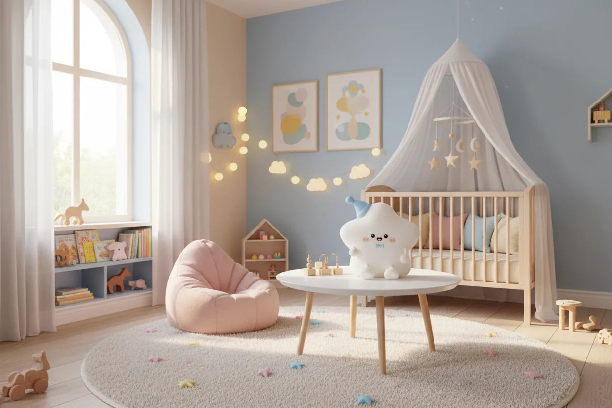 Cute Star Silicone Night Light Lamp