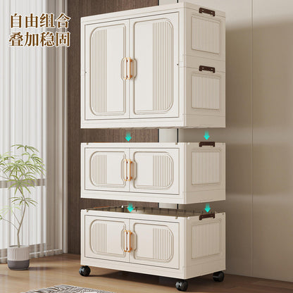 Modern Foldable Portable Wardrobe Closet with Magnetic Doors - My Store