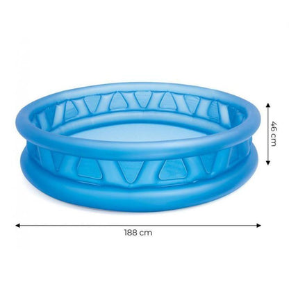INTEX Soft Side Inflatable Kids Swimming Pool (74" x 18")
