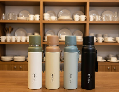 SHUI Premium Insulated Vacuum Flask – 600ml - My Store