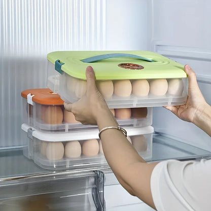 🥚 Portable Egg Storage Crisper – 24 Egg