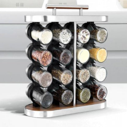 Premium Vertical Spice Rack Organizer (12-Jar / 16-Jar Set) - My Store