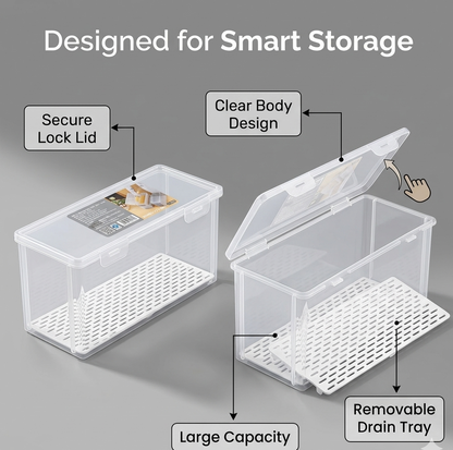 Premium Clear Bread & Bakery Storage Box