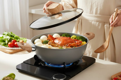 Synmore Premium Granite Coating Casserole Pot (20cm & 24cm) - My Store