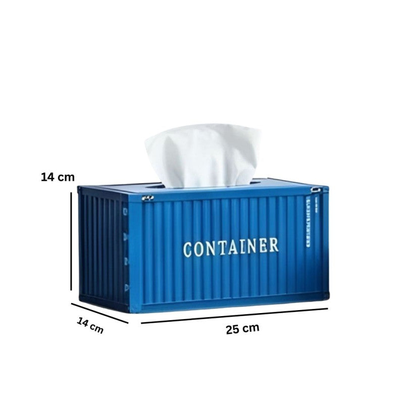 Cargo Container Design Tissue Box Organizer - My Store
