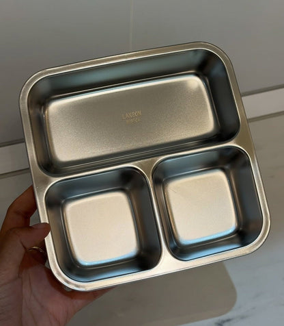 Super Chicken 3-Compartment Stainless Steel Lunch Box - My Store