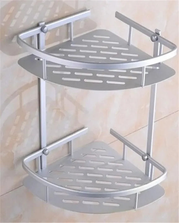 Aluminum Wall Corner Shelf – Kitchen & Bathroom - My Store