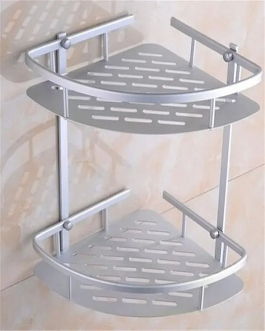 Aluminum Wall Corner Shelf – Kitchen & Bathroom - My Store