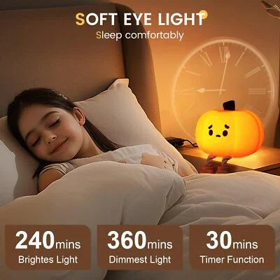 Sad Pumpkin Night Light - My Store