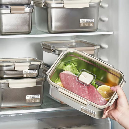 2400ml Premium Stainless Steel Airtight Food Storage Container