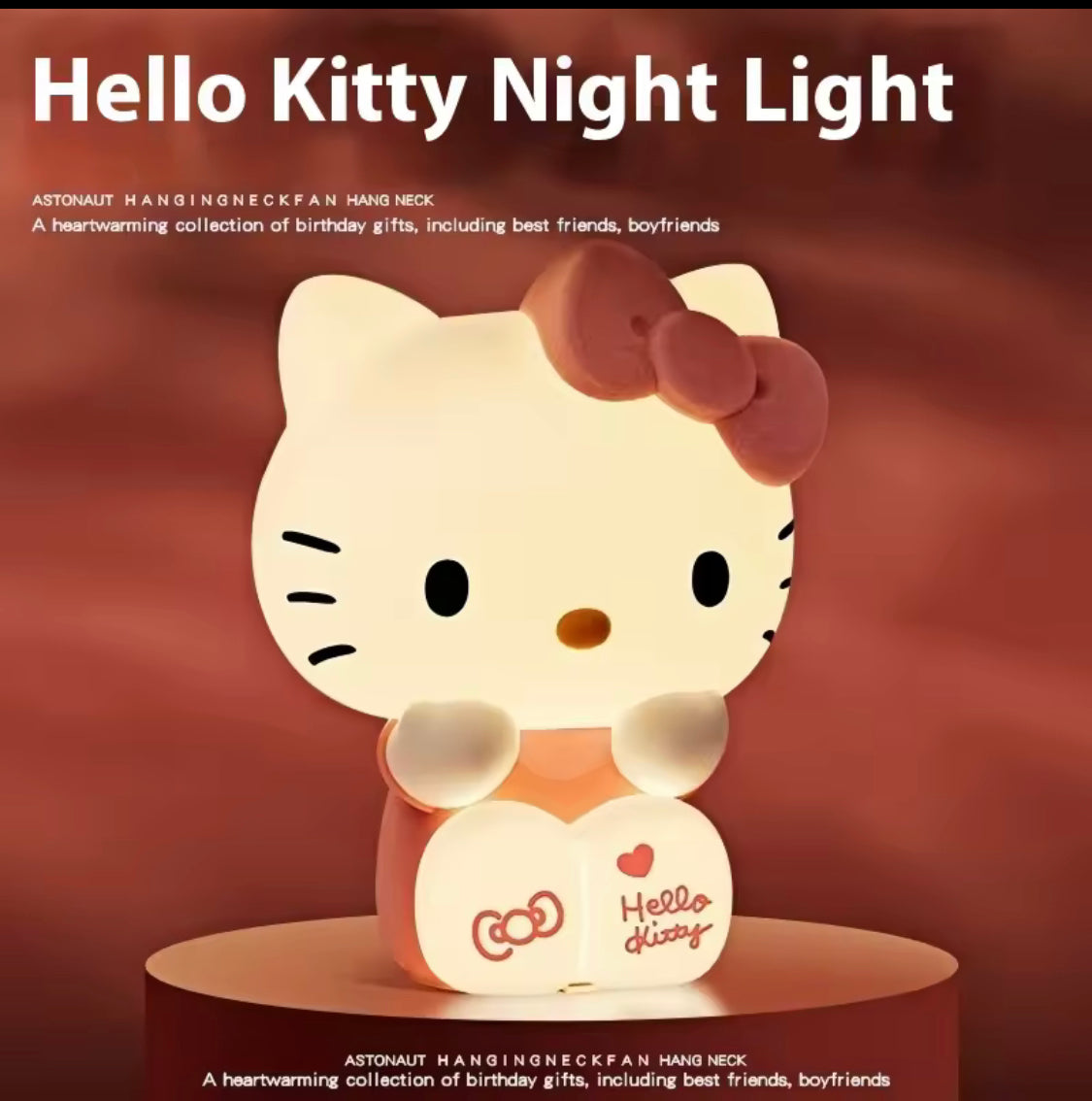 Hello Kitty “Patted” Silicone Night Light Lamp - My Store