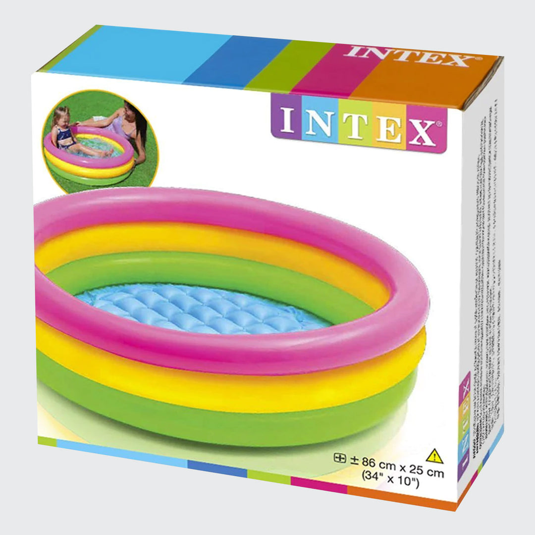 INTEX Sunset Glow Inflatable Baby Pool (34" x 10")