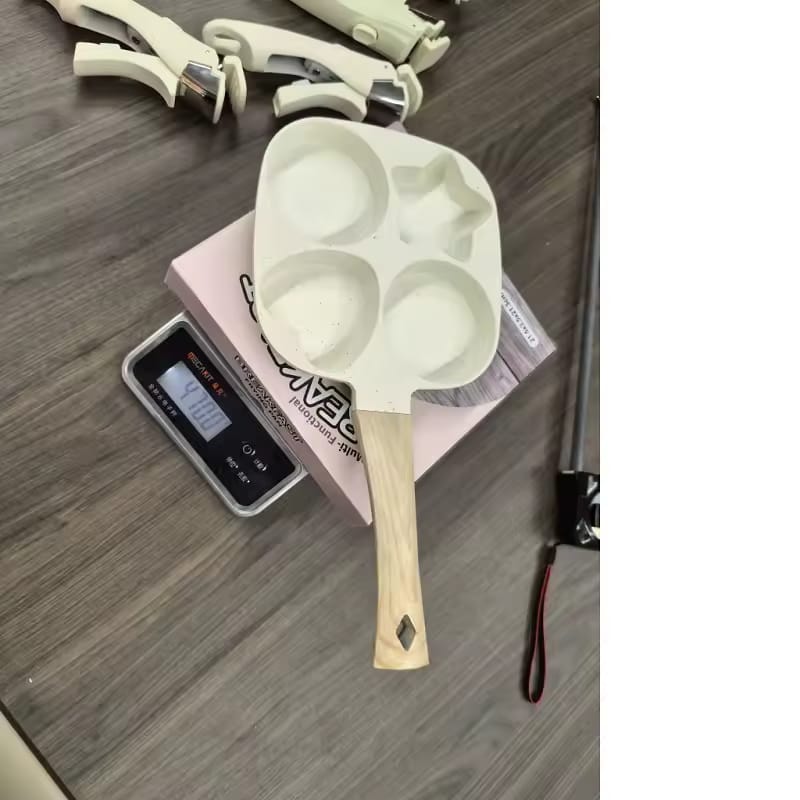 4-Hole Non-Stick Breakfast Pan – Heart & Star Design - My Store