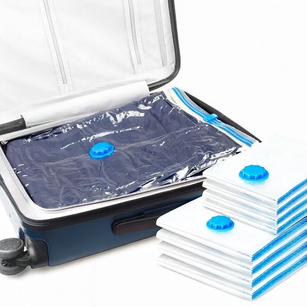 5-Pack Premium Vacuum Storage Bags with Electric Pump