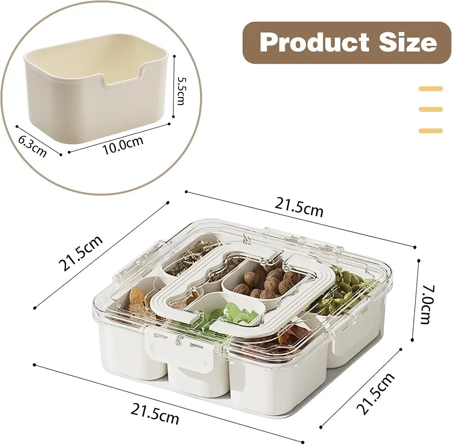 Multi-Purpose Airtight Organizer & Spice Box