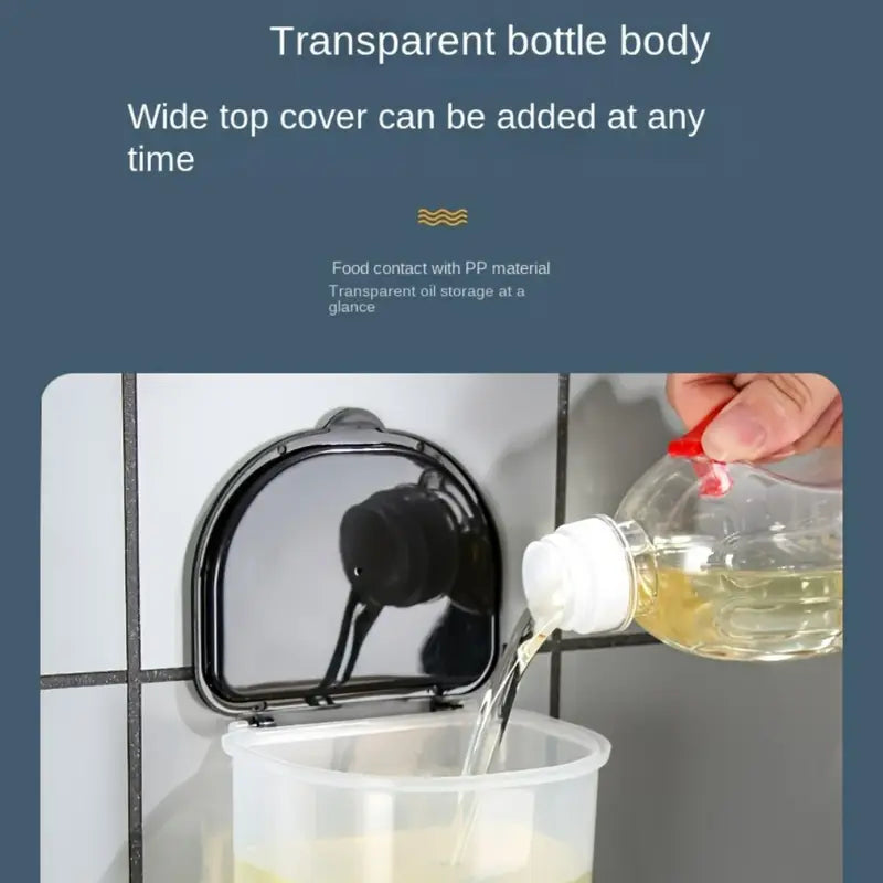 ClearView Wall-Mounted Dispenser for Kitchen & Bathroom 800ML - My Store