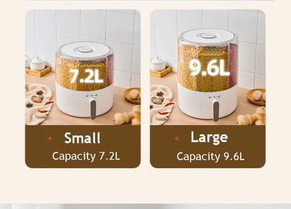 Ecoco Rotatable Cereal Container & Quantitative Rice Dispenser