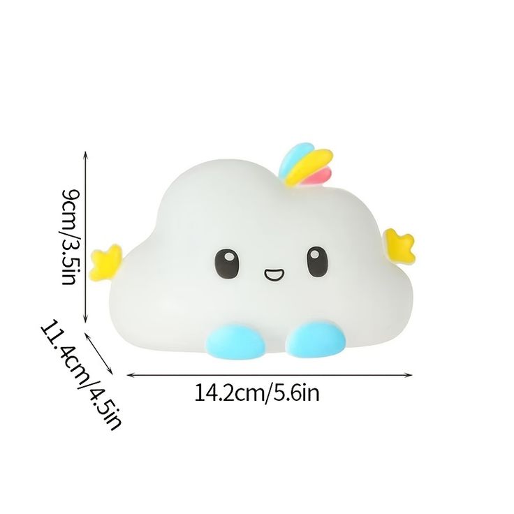 Cute Cloud Night Light Lamp – Soft Glow Kids Bedside Light