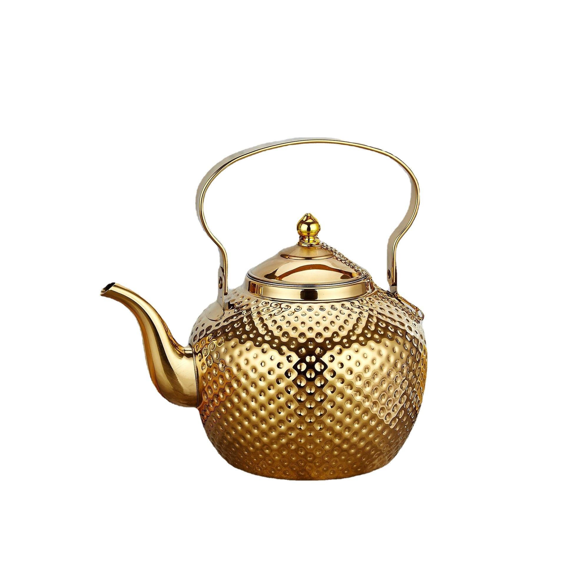 Luxury Golden Dot Stainless Steel Tea Kettle - My Store