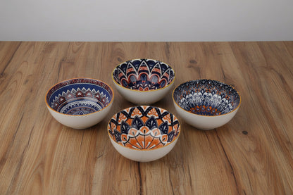 Ceradeco Ethnic Motifs Printed Ceramic Bowl Set