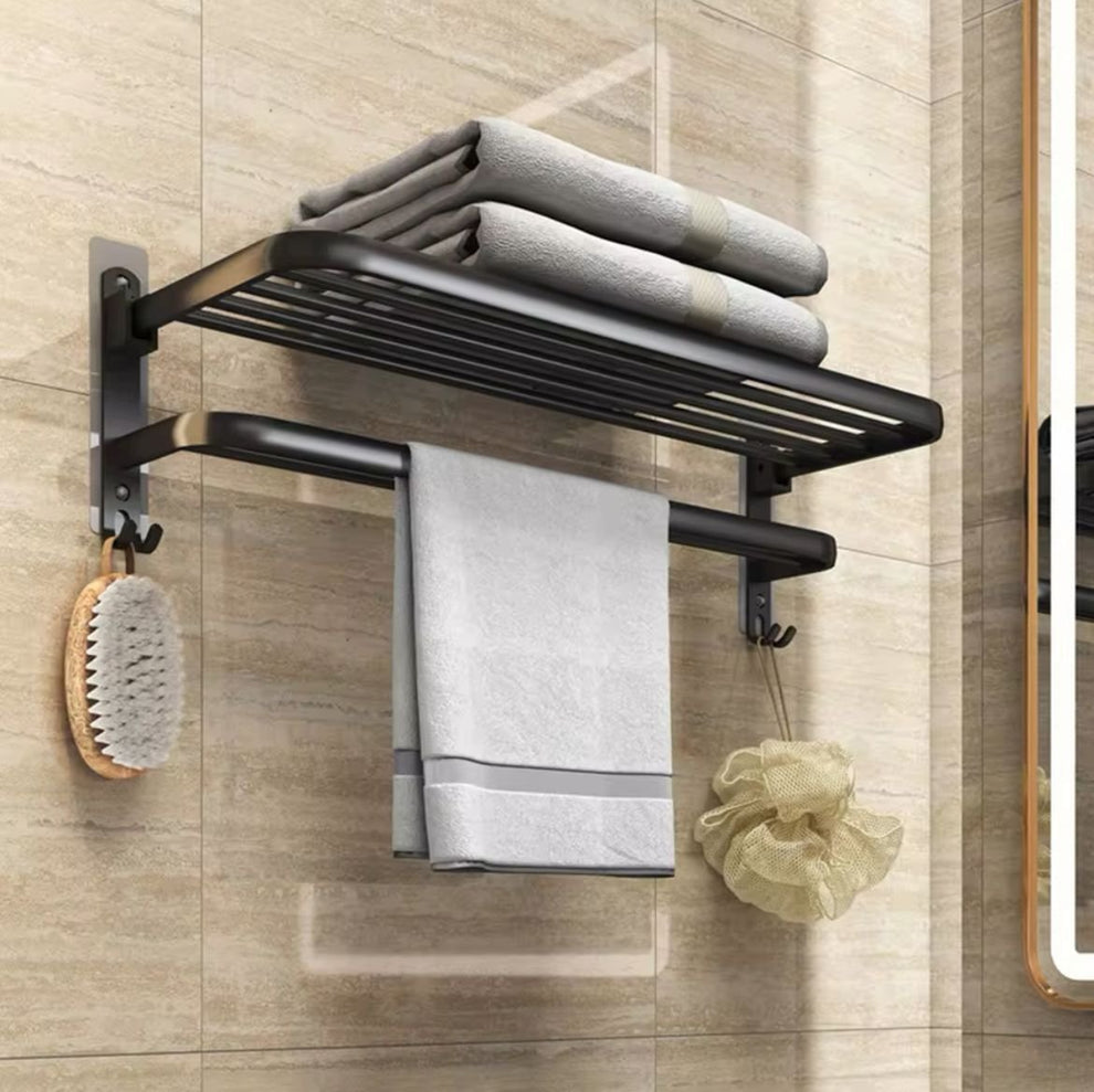 No Drilling Movable Towel Rack