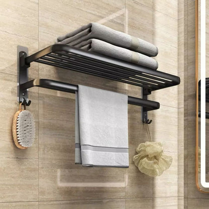 No Drilling Movable Towel Rack