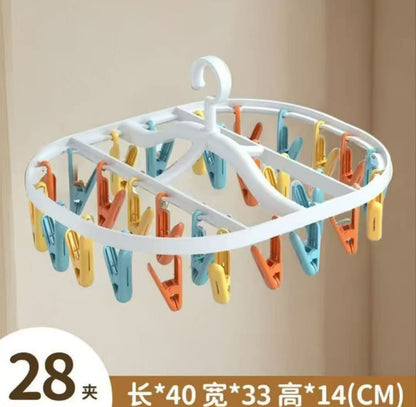 Multi-Clip Windproof Folding Drying Rack - My Store