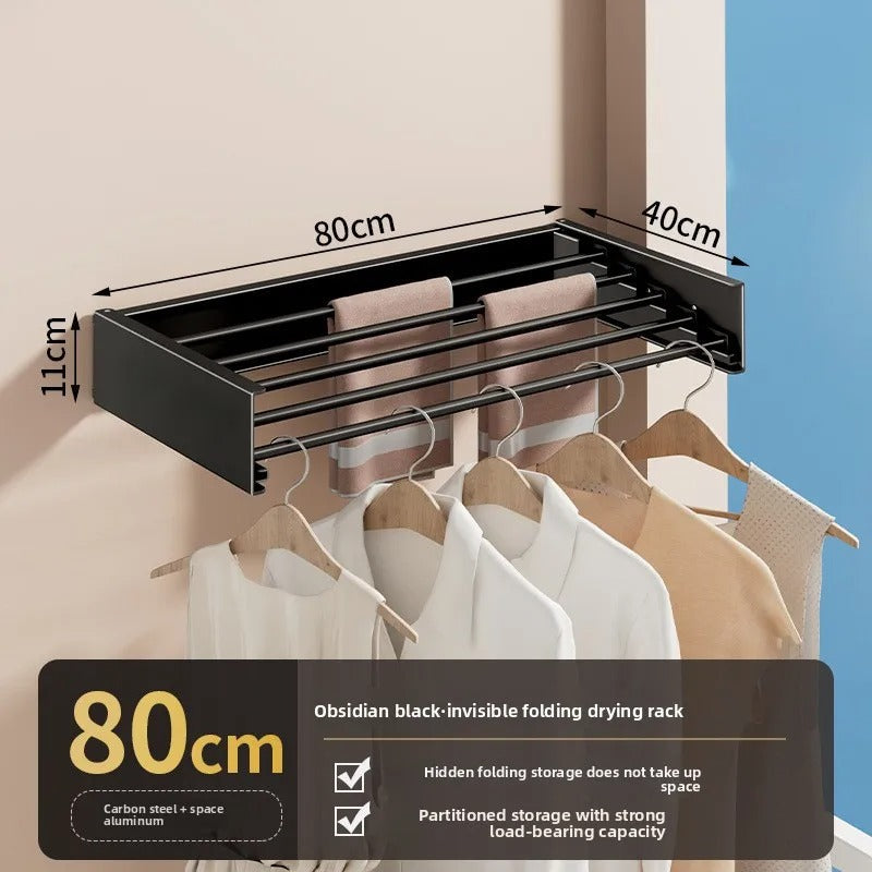 Wall Mounted Foldable Towel Rack