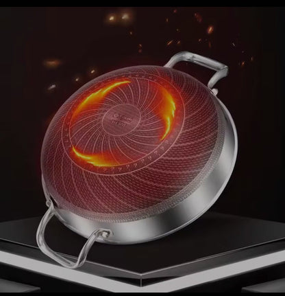 304 Stainless Steel Non-Stick Frying Pan / Soup Pot (24cm / 28cm)