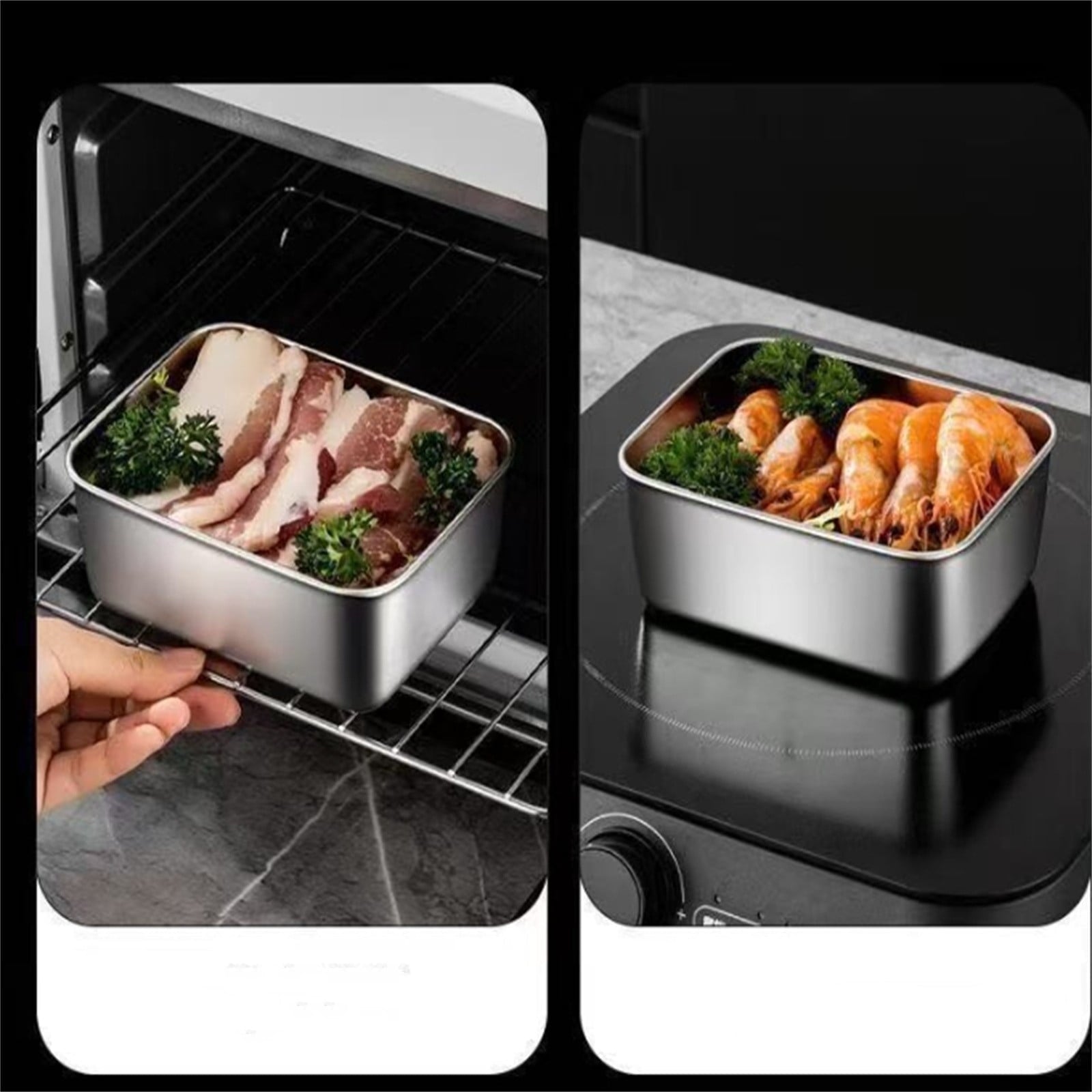 4-Piece Stainless Steel Airtight Container Set - My Store