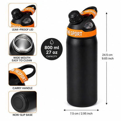 THE SPORT SUS 316 Stainless Steel Vacuum Water Bottle – 800ml / 27oz