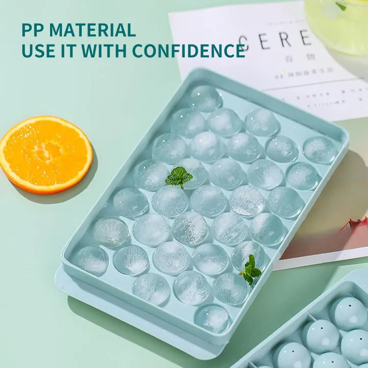 32-Grid Spherical Ice Ball Maker with Lid - My Store